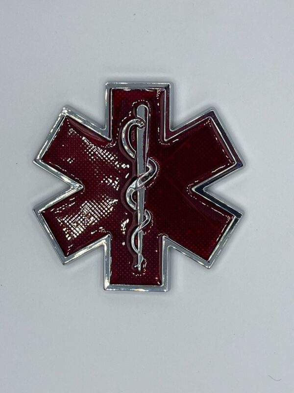 Pegatinas y calcomanías de Metal 3D con logotipo de Star of life para coche, - Imagen 2