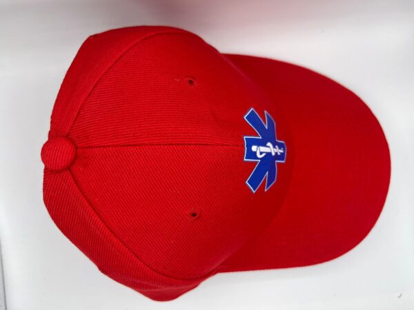 gorra estrella de la vida rojo sangre - Imagen 2
