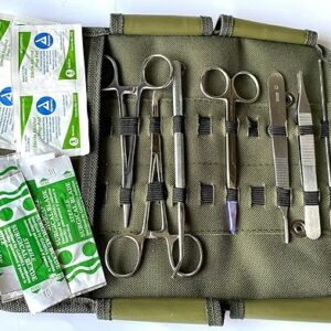kit de cirugia menor estilo medico militar