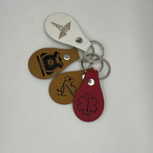 llaveros de cuero con remaches y llaveros para grabado láser, bricolaje, fabricación de cuero,