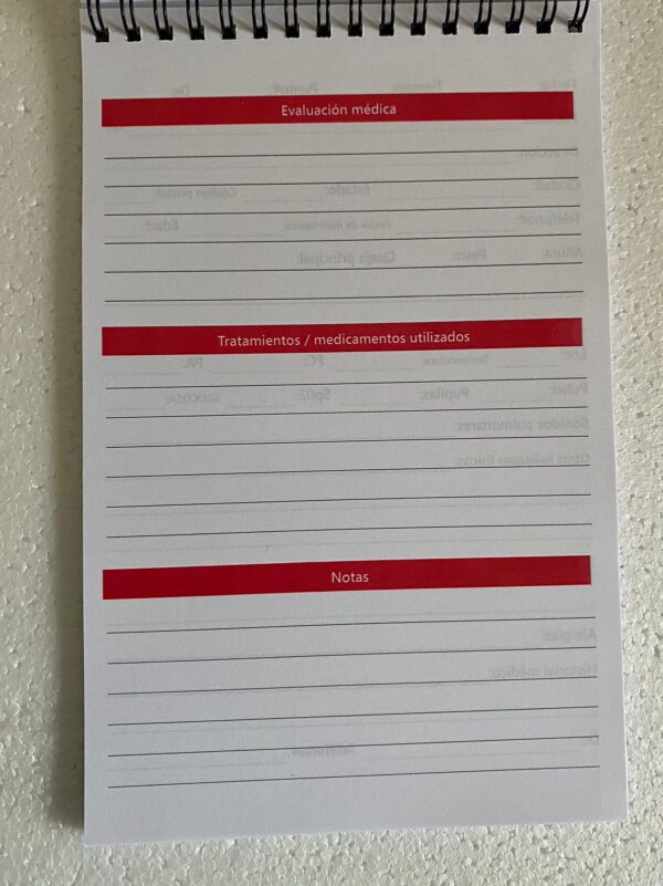 cuaderno de estadisticas vitales paramedic Ems - Imagen 3