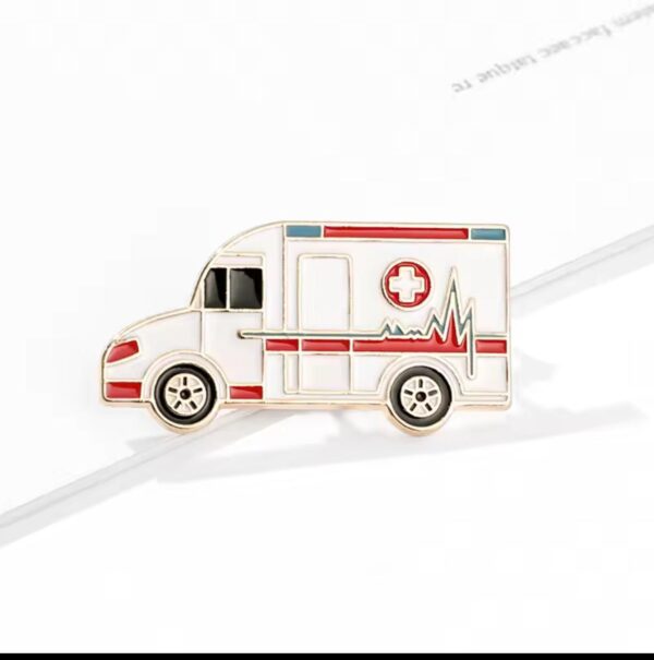 Broche de ambulancia esmaltado - Imagen 6