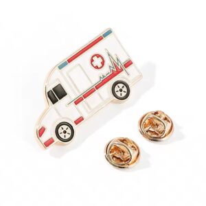 Broche de ambulancia esmaltado