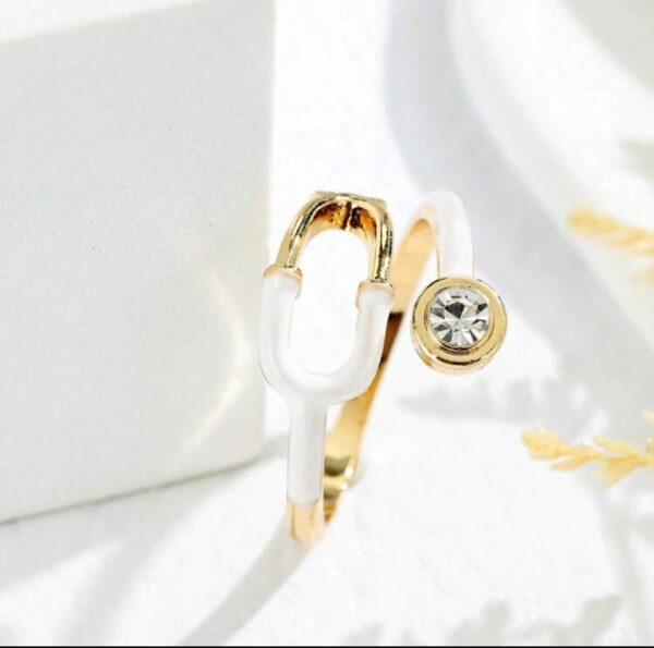anillo de aleacion diseno de estetoscopio - Imagen 4