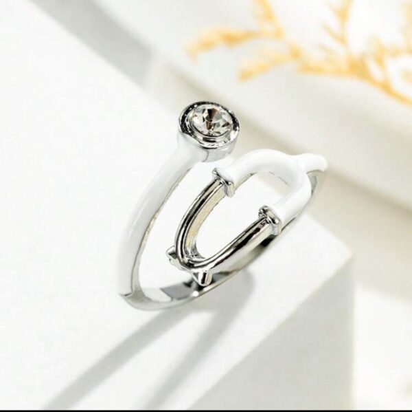 anillo de aleacion diseno de estetoscopio - Imagen 2