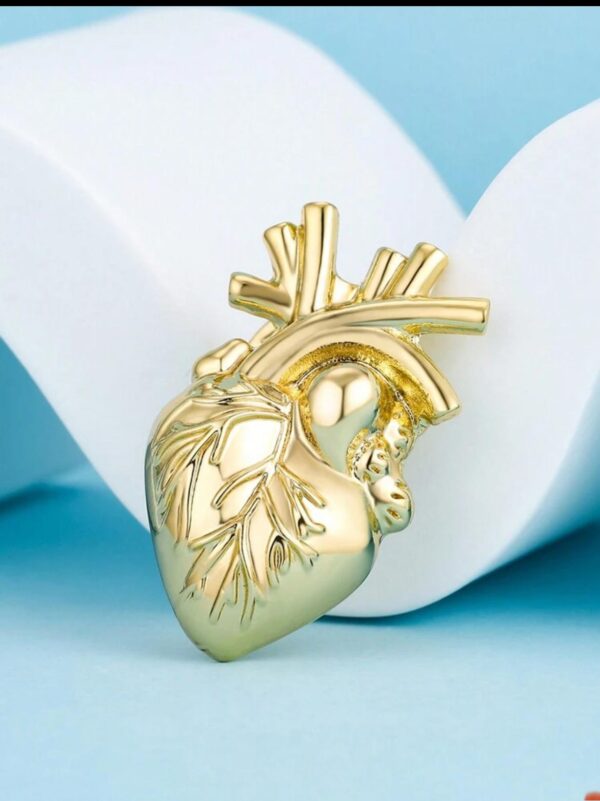 Broches de solapa de corazón, regalo de joyería médica - Imagen 8