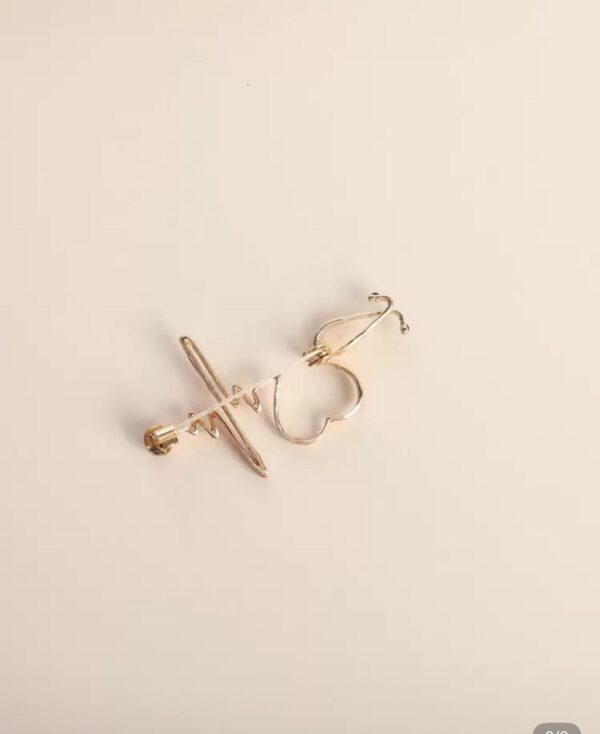 Broche, estetoscopios para enfermeras, médicos, - Imagen 2