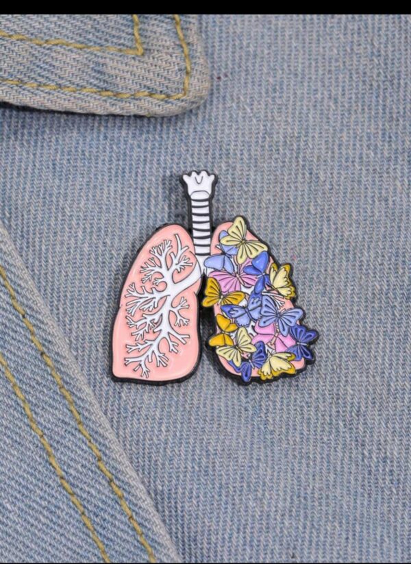 Broche de pulmones médicos, insignia, alfiler de solapa - Imagen 8