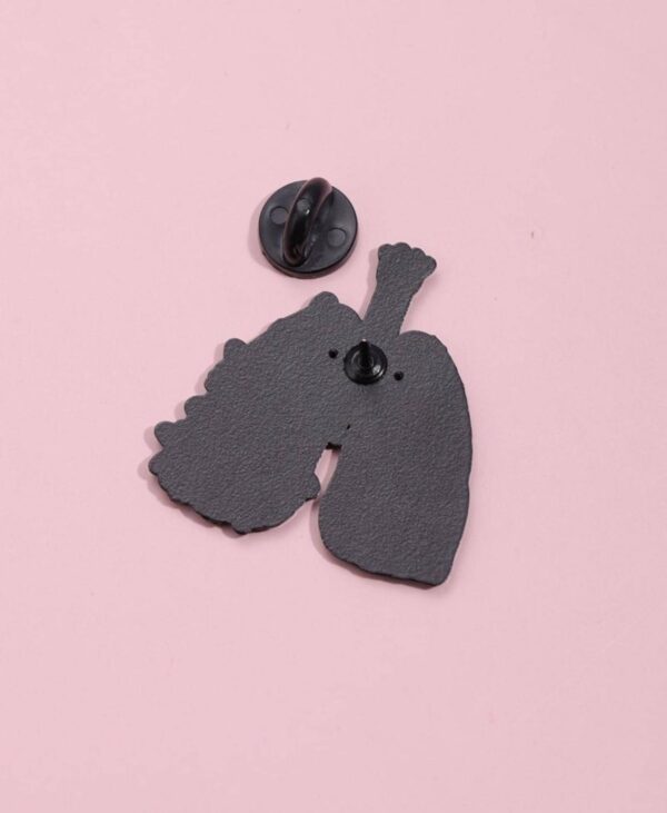 Broche de pulmones médicos, insignia, alfiler de solapa - Imagen 6