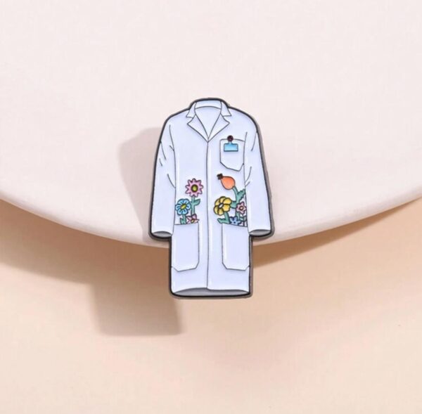 Pin esmaltado para médico, insignia de blusa para médico, enfermera, - Imagen 7