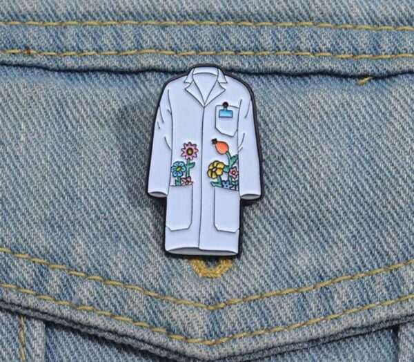 Pin esmaltado para médico, insignia de blusa para médico, enfermera, - Imagen 6