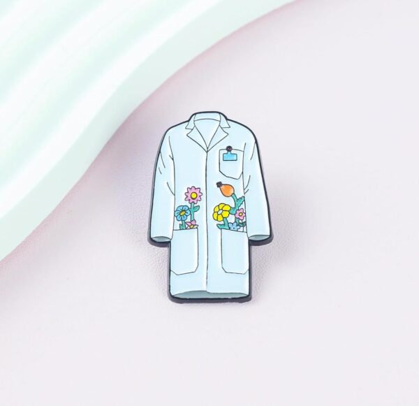 Pin esmaltado para médico, insignia de blusa para médico, enfermera, - Imagen 4