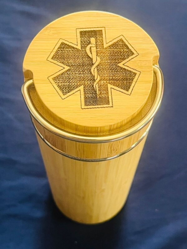 Vaso de bambú de alta calidad con embalaje