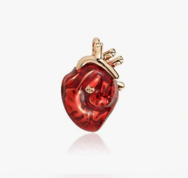 Broches de corazón esmaltados rojos para mujeres y hombres Hospital Clínica Profesional Uniforme Broche Pins Team, Metal Zinc Acrílico, Metal Zinc Acrílico - Imagen 7