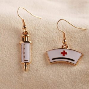 aretes para el día de la enfermera, médico, creativo, médico,