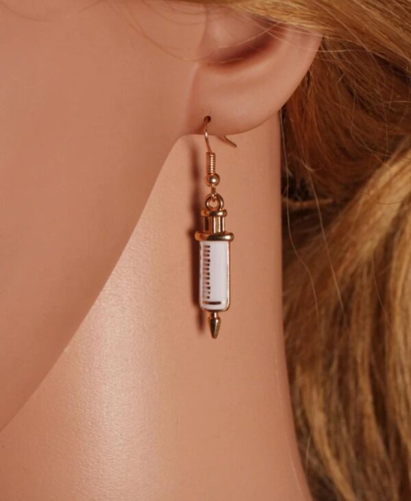 aretes para el día de la enfermera, médico, creativo, médico, - Imagen 3