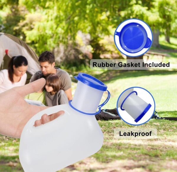 Urinario unisex, orinal portátil para hombres y mujeres, - Imagen 2